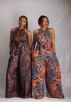 African Jumpsuit, African Print Jumpsuit, Beautiful Jumpsuits, Afrikaanse Mode, Ankara Dresses, African Inspired Fashion, Casual Styles, African Print Dresses, African Print Fashion Dresses