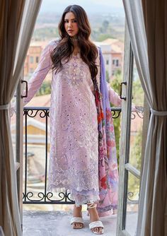 Chikan Embroidery, Pakistani Salwar Kameez, Lawn Fabric, Lawn Suits, Suit Fabric