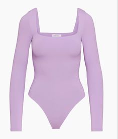 Purple Body Suit, Purple Bodysuit, Square Neck Bodysuit, Bodysuit Top, Long Torso, Body Suit, Long Sleeve Bodysuit, Summer Looks, Online Clothing