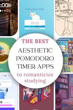 the best aesthetic pomodoro timer apps to romanticize studying and learning with