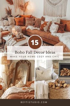 boho fall decor ideas to make your home cozy and chic