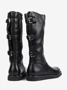 Olivia Mark - Cowhide Boots for Those Who Value Quality New Day, Men's Shoes, Boots, Black