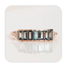 10kt Solid Rose Gold Diamond & London Blue Topaz Arch Of Dream Ring Size 8 Worn Once Eclectic Jewelry, Local Eclectic, Dream Ring, London Blue Topaz, Rose Gold Diamonds, London Blue, Stacking Rings, Womens Jewelry Rings, Blue Gold