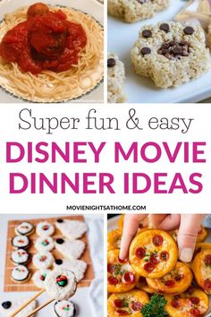 disney movie dinner ideas that are super fun and easy