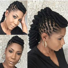 Sisterlocks Updo Wedding, Beads On Sisterlocks, Sisterlock Hair Jewelry, Sisterloc Braid Out, Styled Sisterlocks, Mohawk Hairstyles