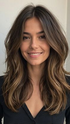 Haircut ideas  ￼   ￼  ￼  ￼  ￼  ￼  ￼  ￼  ￼  ￼  ￼  ￼  ￼  ￼   ￼ Wispy Wavy Hair, Shoulder Length Haircut With Layers Bangs, Shoulder Length Burnett Hair, Fine Hair Cuts Medium Length, Medium Long Length Haircut Brunette, Subtle Curls Medium Hair, V Shaped Haircut With Layers Medium Shoulder Length, Medium Brunette Hair With Layers, Choppy Layers For Medium Hair Straight