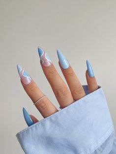 Nails Gel, Nails Inspo, Minimalist Nails, Chic Nails, Short Acrylic Nails, Stiletto Nails