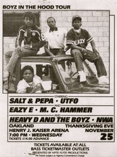 an old newspaper advertisement for boys in the hood tour