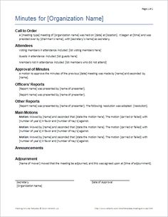 a simple resume template for an organization