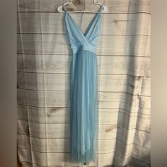 Nwt Baby Blue Color Open Back, Crisscross Straps Size Large Cinderella-Esque Prom Dress Baby Blue Dress, Baby Blue Dresses, Baby Blue Color, Baby Blue Colour, Large Size Dresses, Blue Dress, Baby Blue, Prom Dress, Blue Dresses