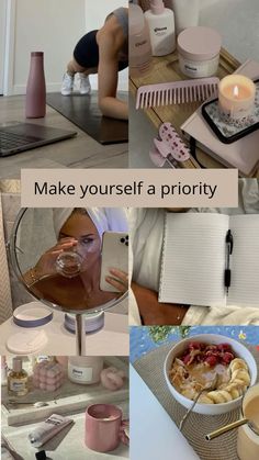 Tenk Positivt, Studera Motivation, Fitness Vision Board, Drømme Liv, Clean Lifestyle, Make Yourself A Priority, Dream Vision Board, Vie Motivation, Healthy Lifestyle Motivation