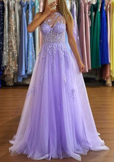 Purple Prom Dresses Long, Violet Prom Dresses, Lavender Prom Dress Long, Purple Prom Dresses, Lavender Prom, Lavender Prom Dresses, Glitter Prom Dresses, Halter Evening Dress, Sell Dresses