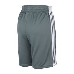 Even icons can become even greater. That's the case with these boys' adidas shorts which use planet-friendly materials. The 3-Stripes have been on-trend since forever. Mesh feels airy so he'll feel comfortable when he turns up the heat.Front Style: Flat FrontFeatures: Adjustable WaistClosure Type: Full ElasticFit: Regular FitPockets: 2 Front Slip PocketsRise: Mid RiseShort Length: Long LengthFiber Content: 100% Recycled PolyesterFabric Description: KnitCare: Machine Wash, Tumble DryShorts Type: Gray Bottoms With Built-in Shorts For Training, Adidas Moisture-wicking Athletic Shorts, Adidas Stretch Moisture-wicking Shorts, Adidas Gym Shorts With Built-in Liner, Adidas Shorts With Built-in Shorts For Sports, Adidas Shorts, Big Boys, Mid Rise, Adidas