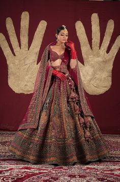 This Lehenga Choli is Ready to Wear A stunning lehenga with beautiful Heavy Sequins, diamond and Zari work, dupatta and lehenga, designed especially for wedding season. Type : Bridal Lehenga Choli Style : A-Line Occasion: Festival Wear, occasion Wear, Party wear Festival: Diwali, Navratri, Pongal, Ugadi etc. Color : Lehenga – Mustard, Green & Maroon Color, Blouse – Maroon Color, Dupatta – Maroon Color Fabric : Lehenga – Velvet, Blouse – Velvet, Dupatta – Net & Velvet Work: Lehenga – Sequins, dia Luxury Velvet Lehenga With Pallu Detail, Velvet Bridal Lehenga, Yellow Velvet Lehenga, Maroon Bridal Lehenga Velvet, Mustard Lehenga Bridal, Maroon And Mustard Lehenga, Mustard Yellow Bridal Lehenga, Maroon Bridal Lehenga, Velvet Dupatta