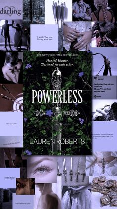 a collage of photos with the words powerless on them