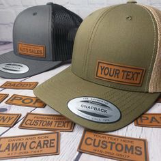 Company Swag, Hen Party Accessories, Patch Hats, Custom Patch, Laser Projects, Branson Missouri, Longest Word, Aviator Hat, Personalized Hats