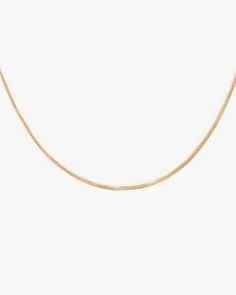 Chain Necklaces Box Chain / Gold-Filled Midori Jewelry Co. Everyday Yellow Gold Adjustable Snake Chain Necklace, Gold Charm Necklace With Delicate Snake Chain, Gold Charm Necklaces With Delicate Snake Chain, Dainty Gold Charm Necklace With Box Chain, Dainty Box Chain Link Necklace, Everyday Gold Plated Box Chain Necklace, Everyday Gold Delicate Snake Chain Necklace, Gift Snake Chain Necklace With Adjustable Link, Snake Chain Link Necklace With Box Chain For Gift