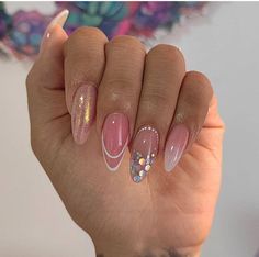 Diy Acrylic Nails, Cheap Nail, Almond Acrylic Nails, Types Of Nails, Cute Acrylic Nails, Green Nails