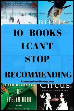 the cover of 10 books i can't stop recommending