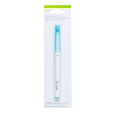 a white and blue pen sitting inside of a package