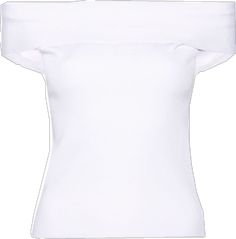 White Top With Straight Neckline For Spring, White Fitted Off-shoulder Top, Chic Stretch Tops With Straight Neckline, Chic White Stretch Off-shoulder Top, White Stretch Chic Off-shoulder Top, White Fitted Off-shoulder Knit Top, White Boat Neck Tops For Summer, White Stretch Boat Neck Top, Elegant White Fine Knit Top