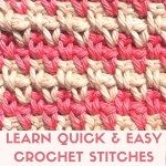 the crochet stitchs learn quick and easy crochet stitches