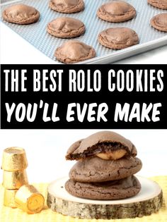 the best roll cookies you'll ever make are made with chocolate and peanut butter