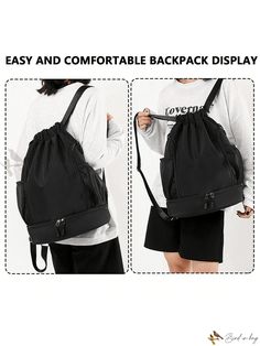 Bird in Bag - Stylish Drawstring Backpack, Perfect for Outdoor Activities: Unisex, Durable Oxford Cloth, Multi-functional Fitness Bag Multifunctional Backpack Gym Bag For Daily Use, Multifunctional Gym Backpack For Daily Use, Versatile Backpack Gym Bag For Outdoor Activities, Versatile Gym Backpack For Outdoor Activities, Functional Drawstring Backpack For Outdoor Activities, Functional Fitness, Workout Bags, Bird In Bag, Clothing Size Chart