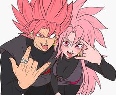 Chichi Black, Goku Funny, Goku Black Ssj, Super Saiyan Rose, Goku And Chichi, 2560x1440 Wallpaper, Black Goku, Dragon Ball Super Manga