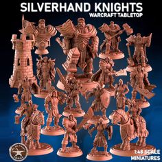 the silverhand knights warcraft tabletop is shown