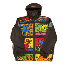 Brand New With Tags, Members Only X Keith Haring Windbreaker Jacket Multicolor Sizes Medium And Large Available. Limited Edition Collaboration. Trendy Color Block Outerwear For Streetwear, Trendy Black Nylon Outerwear, Black Patchwork Track Jacket For Outdoor, Color Block Long Sleeve Streetwear Outerwear, Spring Streetwear Color Block Outerwear, Color Block Long Sleeve Outerwear For Streetwear, Multicolor Nylon Outerwear For Outdoor, Spring Color Block Outerwear For Streetwear, Black Color Block Track Jacket For Fall