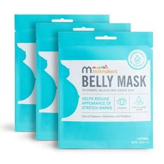 Youre already nurturing your belly from the inside. Now its time to help it glow from the outside! Munchkin Milkmakers prenatal products are here to make everything smoother for moms-to-be  even stretch mark prone skin. The dermatologist-tested belly mask is formulated with gentle ingredients to hydrate, nourish and soothe your bump, helping reduce the appearance of stretch marks. Just place the sheet mask over your belly, gently spread across and pat firm. After 10-15 minutes, remove the mask a Belly Mask, Pregnancy Stretches, Strech Marks, Pregnancy Skincare, Aesthetic Galaxy, Stretch Mark Cream, Stretch Mark Removal, Lactation Cookies, Sheet Masks