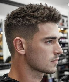 Fashion: #fashion, #style, #outfitinspiration, #beauty Men’s Short Clean Hairstyles, Men Cool Hairstyles, Quiff Hairstyles Men Round Face, Short Mens Haircut Oval Face, Cool Mens Haircuts Short, Semi Mohawk Men Hairstyles, Faded Sides Long Top Men's Hairstyle, Mens Flat Top Haircut, Teenager Boy Haircut Popular