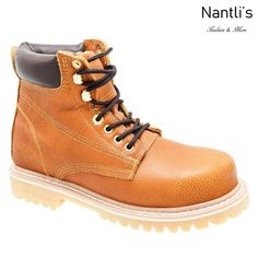 TM-WD0444-444 botas de trabajo para hombre work boots for men nantlis tradicion de mexico Golden Brown