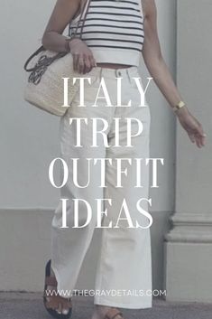 Coast Of Italy Outfits, Chic European Outfits, Italian Summer Clothing, Outfits To Wear To Italy In Summer, Black And White Vacation Outfits, Italy Women Outfits, Squirts Outfits, Quiet Luxury Aesthetic Outfits Summer, May In Italy Outfits