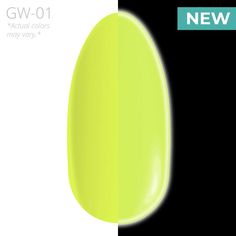 Grab your sunglasses. This shade is ultra bright neon yellow in the sun and an even brighter neon green in the dark. Glow In The Dark Dip Nails, Neon Green Dip Nails, Green Glow In The Dark Nails, Glow In The Dark Pedicure, Glow In The Dark Gel Nail Polish, Colors For Dark Skin