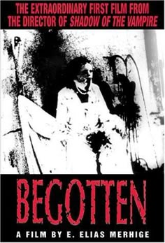 the book cover for begottenn by eilas merrige, with an image of a woman sitting in a chair