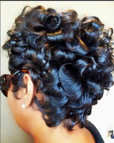 Hairstyles Designs, Black Hair Curls, Side Hairstyle, Relaxed Hairstyles, Finger Waves Short Hair, Black Hair Short Cuts, Short Hair Images, Natural Hair Short Cuts, Mohawks