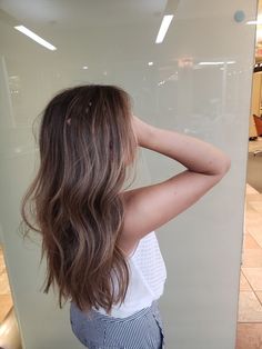 Brunette With Light Brown Balayage, Light Brunette Babylights, Sun Kissed Burnett, Virgin Brunette Hair, Summer Hair Inspo Brunette, Natural Brunette Hair Subtle Balayage, Barely There Highlights Brown Hair, Lightened Brunette Hair, Brunette Hair Tones