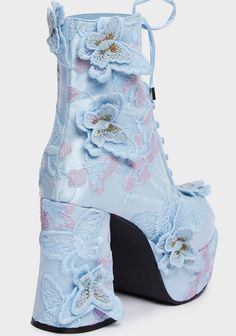 Wishlist – Dolls Kill High-top Party Boots For Spring, Spring Party High-top Boots, Blue Platform Boots For Spring, Spring High Heel Boots With Floral Embroidery, Spring Party Boots With Floral Embroidery, Floral Embroidered Boots For Spring Party, Floral Embroidered Party Boots For Spring, Crochet Shop, Sugar Thrillz