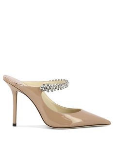 Jimmy Choo"Bing 100" SabotCuir 100% breveté - Cuir 100% Jimmy Choo Bing 100, Jimmy Choo Bing, Chic Shoes, Ballet Pumps, Leather Cap, Boot Pumps, Patent Leather Pumps, Pleated Midi Skirt, Sneaker Heels