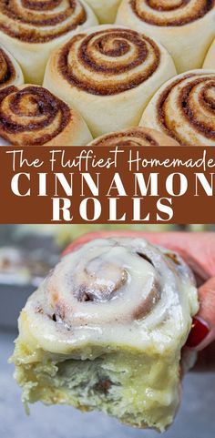 the best homemade cinnamon rolls recipe is so easy to make and they're ready in minutes