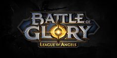 the logo for battle of glory league of angels