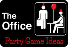 the office party game ideas logo