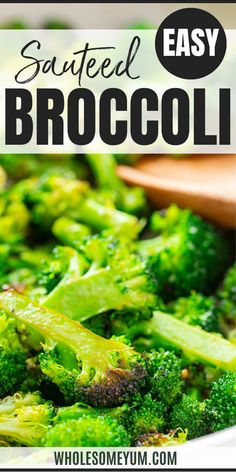 Sauteed Broccoli Lemon Butter Broccoli, Healthy Side, Broccoli Recipes, Veggie Side Dishes, Lemon Butter, Vegetable Sides