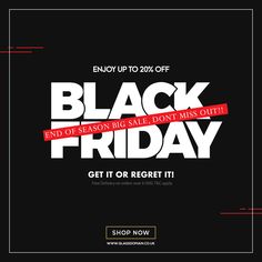 the black friday sale is on