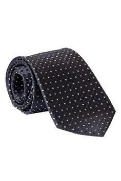 Experience a touch of timeless sophistication with our luxurious woven jacquard tie with micro geometric pattern. 100 % Made in Como, Italy. Extra Long Length: Approx. 3.38" x 62.5". A classic tie width and length that is perfect for most men taller than 6'2". 100% silk jacquard: It is made on a special jacquard loom, using different colored yarn-dyed threads to create the woven pattern. 3-fold construction: This ensures your tie maintains its shape and effortlessly creates a flawless knot for a Modern Suit And Tie Accessories For Business, Luxury Ties For Black Tie Events, Black Silk Ties For Formal Occasions, Black Silk Tie For Formal Occasions, Luxury Black Ties For Office, Silk Ties For Business, Elegant Black Silk Tie, Jacquard Loom, Luxury Ties