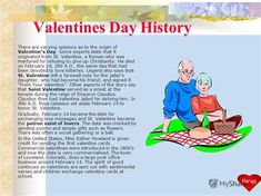 an older couple sitting on top of a blanket with the caption valentine's day history