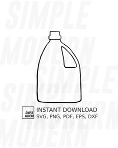 a bottle of liquid with the text instant download svg, png, eps and dxf