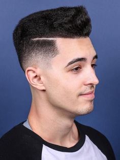 The high top is popular among young men with curly or afro-textured hair. In this style, the hair at the sides and back is cut short. Then, they’re tapered upward to achieve the high top look. Generally, the taper starts at ear-level, and the top can be anywhere from 2 to 5 inches, depending upon the hair’s texture and customer requirements. High Taper Fade, High Top Fade, Low Fade Haircut, Low Maintenance Haircut